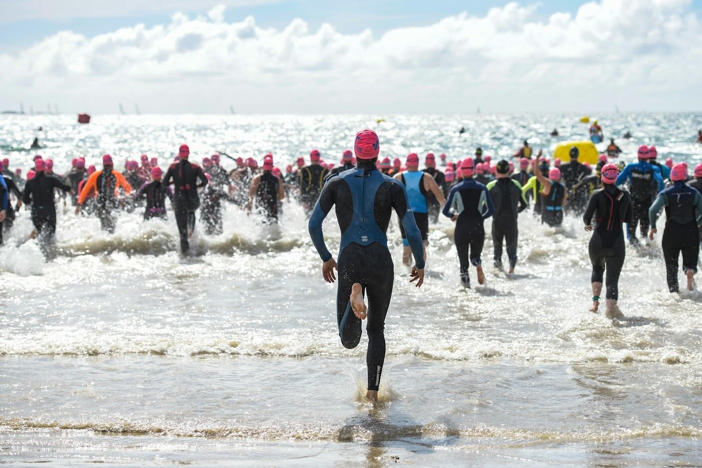24 étudiants pilotent l’organisation du triathlon et 500 interviennent bénévolement. - © Triathlon Audencia La Baule