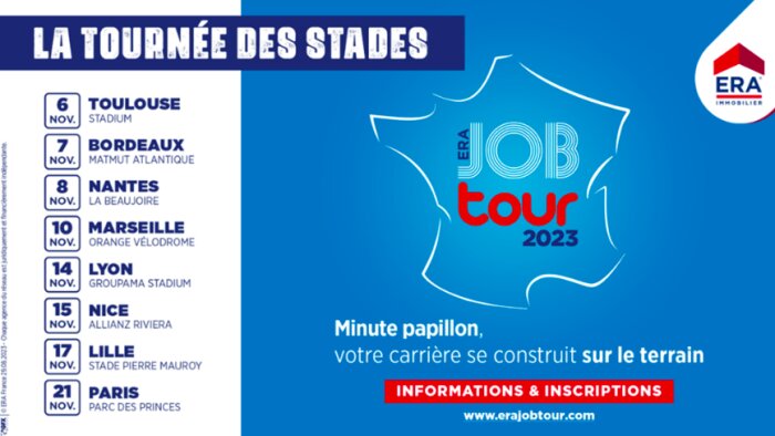 Les inscriptions se font en ligne sur le site dédié : www.erajobtour.com - © D.R.