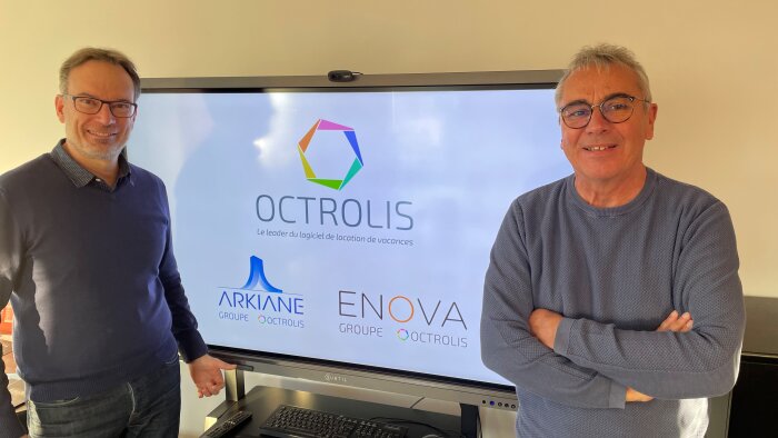 Olivier Charbaut (PDG d’Octrolis) et Alain Gilbert (ex-PDG d’Enova) - © D.R.