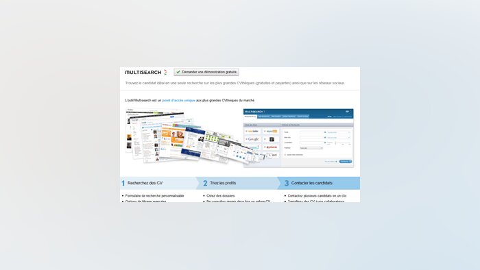 Multisearch, le méta-moteur de CV par Multiposting