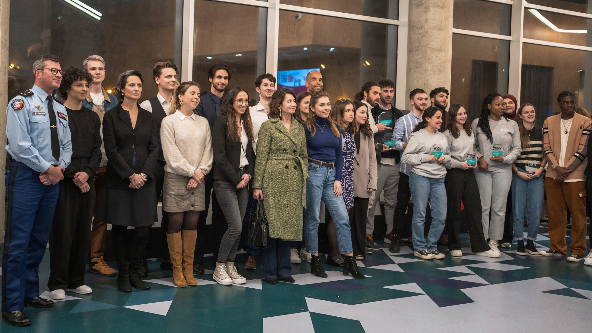 Les 18 finalistes du concours d’éloquence Ynov/Eicar 2024. - © Groupe Ynov
