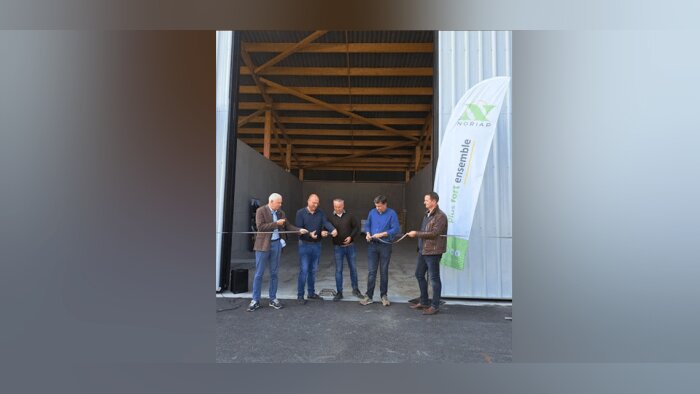 Noriap a inauguré, le 20 septembre 2024, son nouveau site situé à Bollezeele. Il permettra le stocka - © D.R.