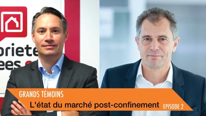 Michel Le Bras, président de propriétés-privées.com et Philippe Buyens, DG de Capifrance - © D.R.