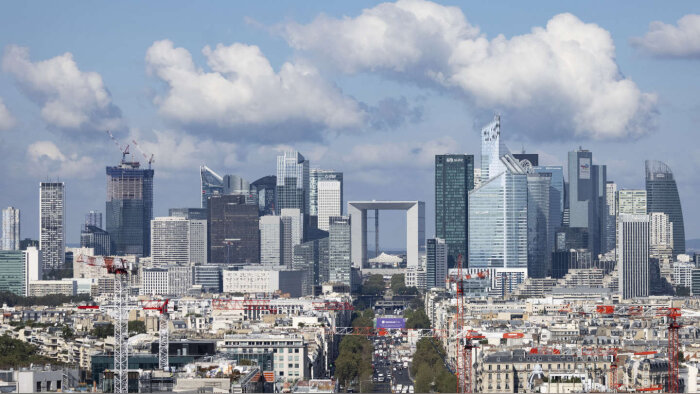 Quartier de La Défense, à Paris - © Thomas SAMSON / AFP