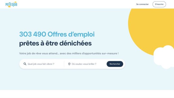 Meteojob : une nouvelle version du job board de CleverConnect - © D.R.