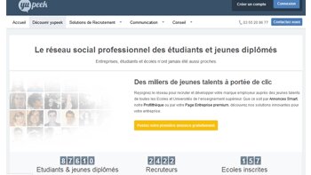 Yupeek, le réseau social des jeunes diplômés, souffle sa 2e bougie - © D.R.