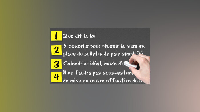 Tout savoir sur le bulletin de paie simplifié