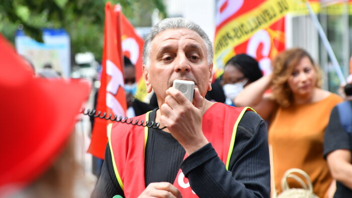 Interview de Lazare Razkallah, CGT - © D.R.