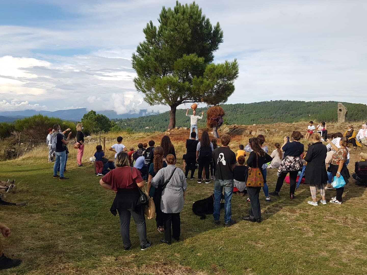Une représentation organisée par le Cratère à Portes (Gard). - © D.R.