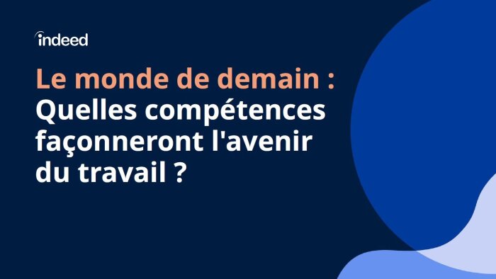 Les compétences pour l’avenir du travail : un webinar RH Matin - Indeed en replay - © D.R.