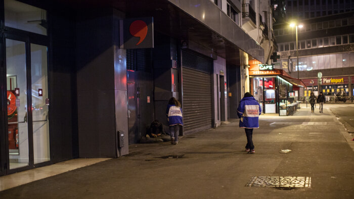 Maraude de bénévoles - © Samu social de Paris