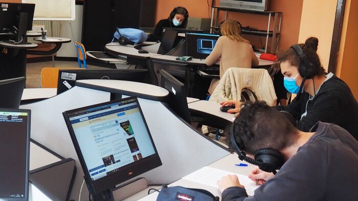 Des étudiants en informatique de l’Université Bretagne Sud. - © CPU et Université Bretagne Sud