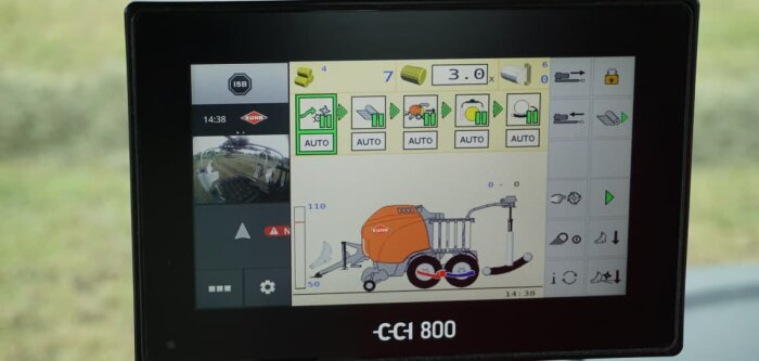 Electronique et solutions connectées KUHN : Terminal ISOBUS compact CCI 800