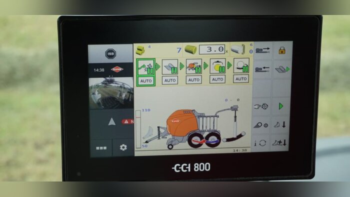 Electronique et solutions connectées KUHN : Terminal ISOBUS compact CCI 800