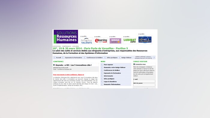 Salon Solutions RH : Exclusive RH organise une keynote sur les innovations e-RH