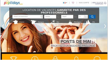Le site de locations saisonnières Poplidays se démarque