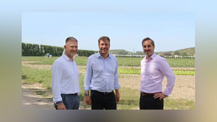 De g. à d. : Grégori Bonnet, Jérôme Brun, Martial Ghesquière - © Rijk Zwaan France