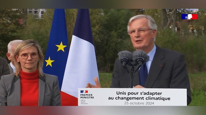 Michel Barnier et Agnès Pannier-Runacher ont lancé le PNACC 3. - © D.R.