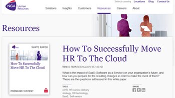 Comment réussir son passage au cloud RH ? - © D.R.