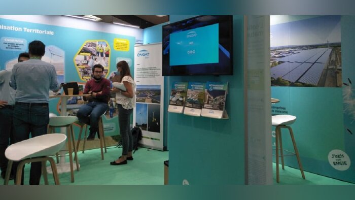 Le stand d’Engie lors du Space de Rennes. - © D.R.