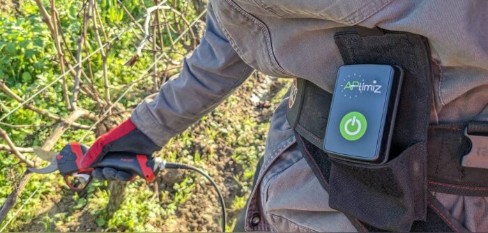 Innovation de taille en vigne/arbo, signée Aptimiz x Infaco : sécateurs connectés pour une organisation de chantiers optimisée