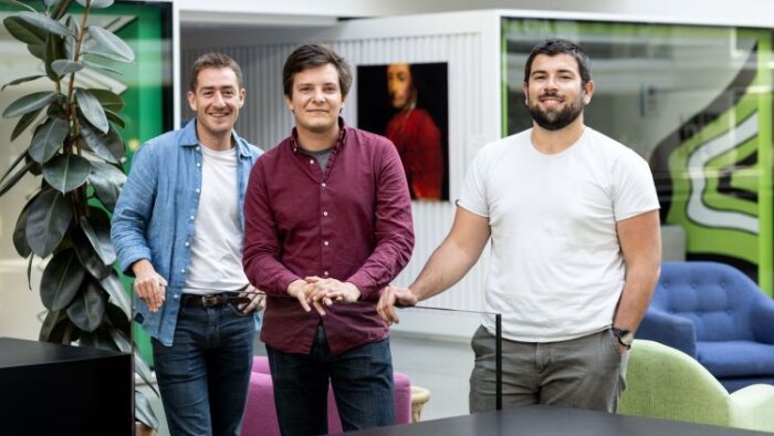 Les cofondateurs de Spayr lève 2,5 millions d’euros : Louis Ajacques, Paul Riché et Pierre Olive - © Wlad Simitch