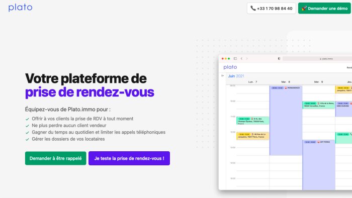 La plateforme Plato compte, un an après son lancement, une centaine de clients - © D.R.