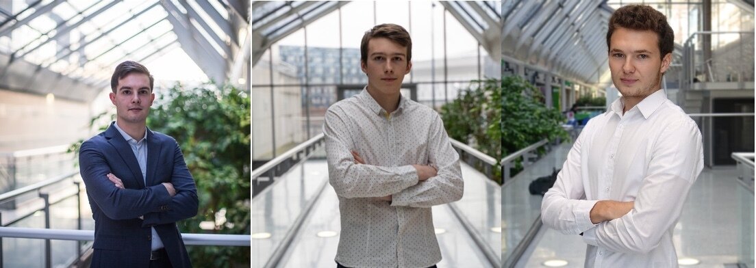 Quentin Normand, Clément Lajoux et Vincent Debande - © PoleTech