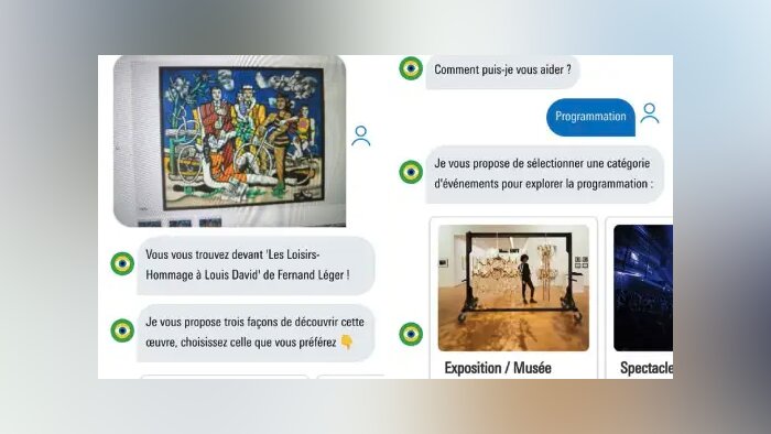 L’application accompagne la visite au fil de la collection. - © D.R.