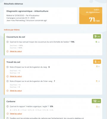 L’Indicateur de régénération calcule le score agroécologique d’une exploitation - © D.R.