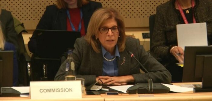 Lors du Conseil agriculture de l’UE, le 12 décembre 2022, Stella Kyriakides, commissaire européenne - © D.R.