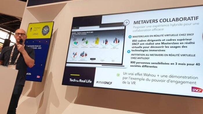 SNCF : Frank Douté présente le métavers collaboratif à VivaTech 2022 - © D.R.