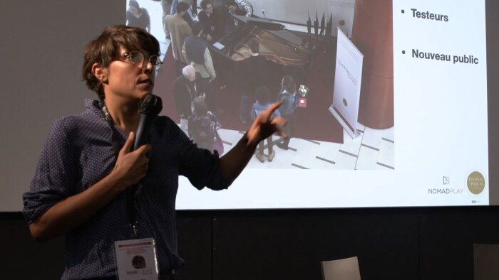 Clothilde Chalot de NomadPlay à Think Culture 2020. - © D.R.