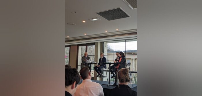 De gauche à droite : Jean-Luc Poulain président du Salon de l’agriculture, Marc Fesneau Ministre de - © D.R.