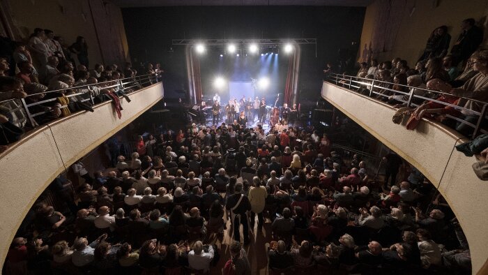 Un des concerts en intérieur de l’édition 2019 du Printival Bobby Lapointe. - © Fabien Espinasse