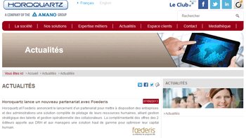 Les dessous de l’alliance entre Horoquartz et Fœderis