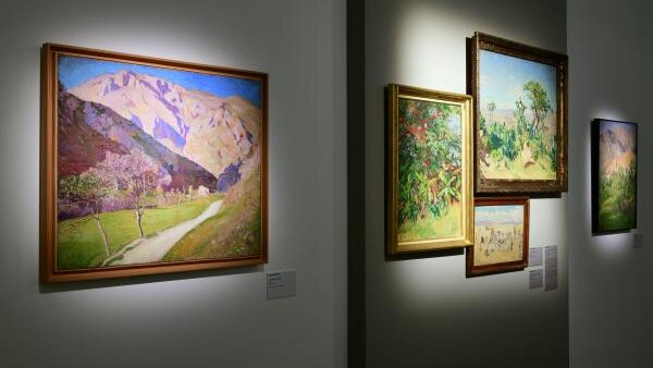 La salle « peindre la lumière » au musée Hyacinthe Rigaud.  - © P. Marchesan