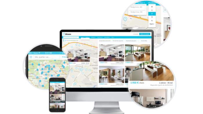 Ubimmo : un nouveau site de location qui mise sur la géolocalisation - © D.R.