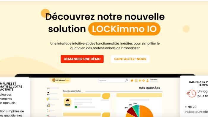 Lockimmo a enregistré, en 2022, une hausse de son CA de 40 % - © Lockimmo