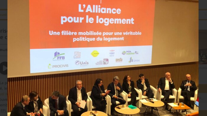 Les présidents et présidentes des membres de l’Alliance pour le logement. - © D.R.