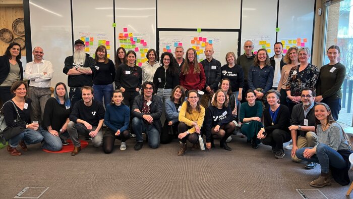 La promotion de WeCount à laquelle a participé Quelques p’Arts. - © D.R.