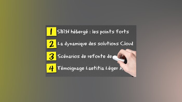 SIRH : mode hébergé versus Cloud