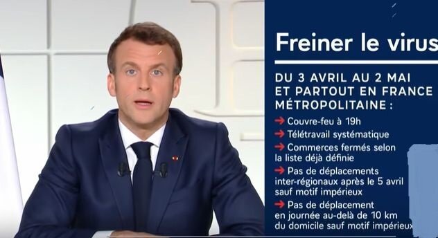 Macron : la douche froide nécessaire pour freiner le virus Covid-19 - © Elysée