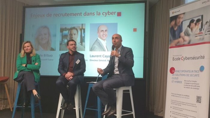 Inauguration de la 3ème promotion de l’École Cyber Microsoft by Simplon en Île-de-France - © D.R.