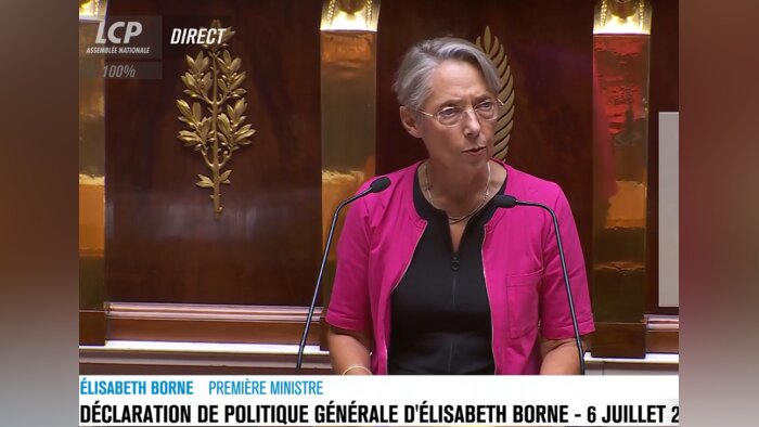 Déclaration de politique générale d’Élisabeth Borne - © D.R.