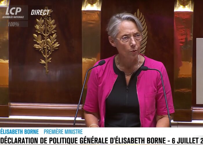 Déclaration de politique générale d’Élisabeth Borne - © D.R.