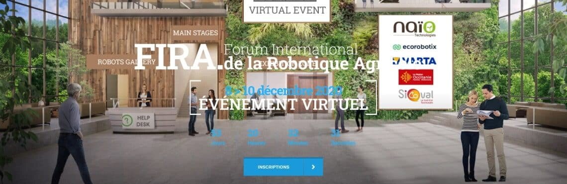 Robotique agricole, le Fira sera virtuel et ouvert 24h/24 - © D.R.