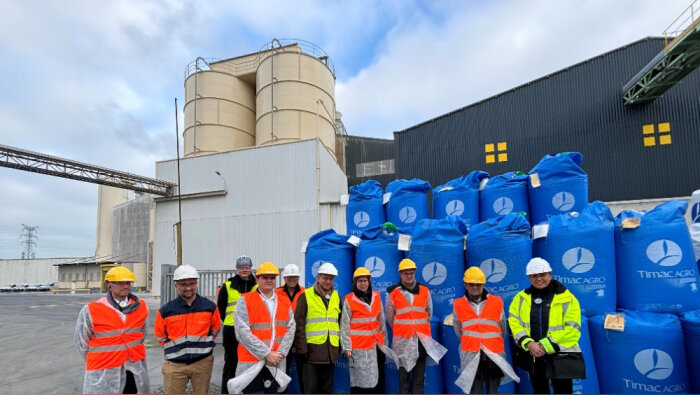 Timac Agro a inauguré une troisième chaudière biomasse à Saint-Malo. - © Timac Agro