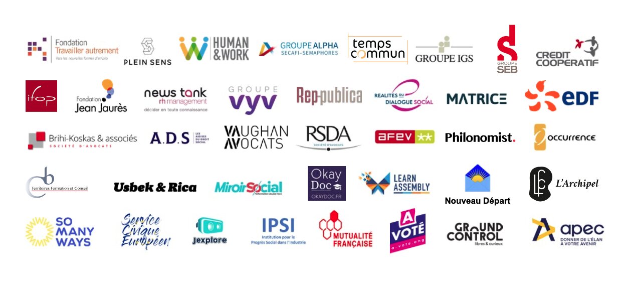 Les partenaires de la 5e promo Social Demain - © Social Demain.