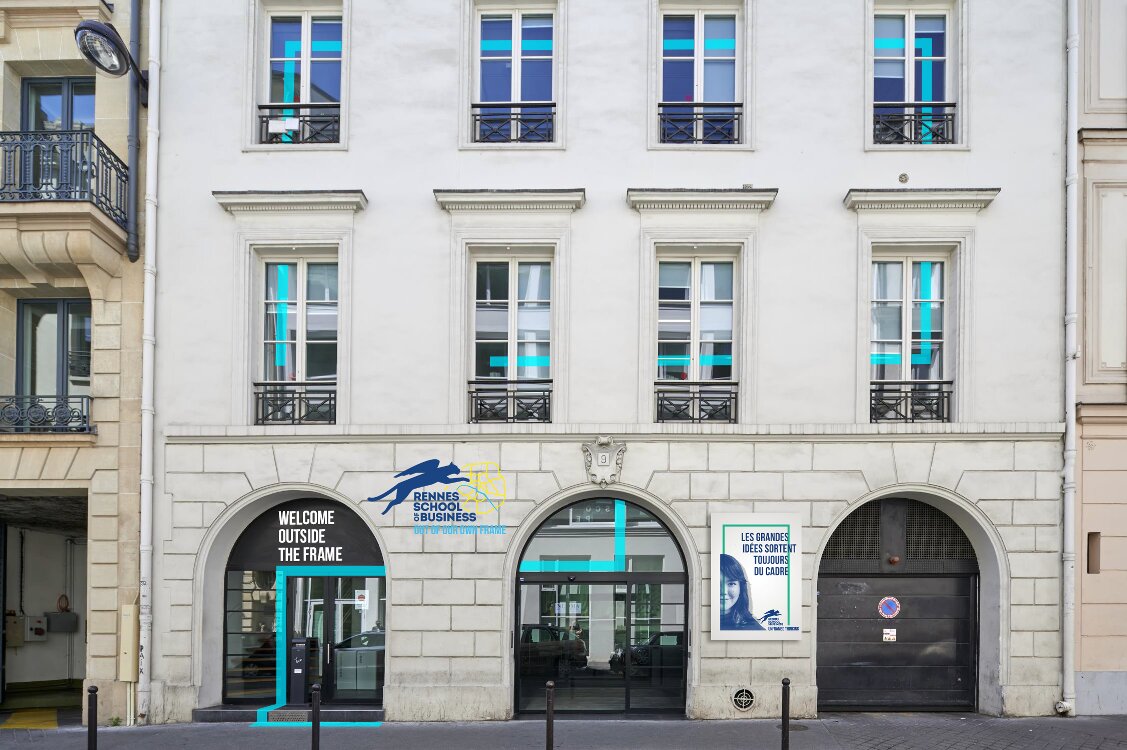 Campus parisien de Rennes School of Business qu’Elavare a accompagné dans sa première implantation dans la capitale. - © Rennes SB